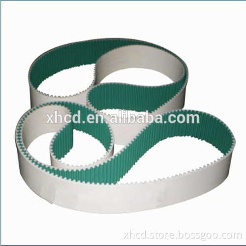 High quality white colour steel cord Polyurethane ( pu) timing belt